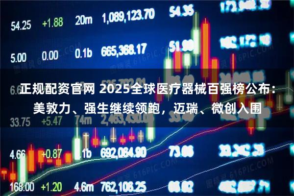 正规配资官网 2025全球医疗器械百强榜公布：美敦力、强生继续领跑，迈瑞、微创入围